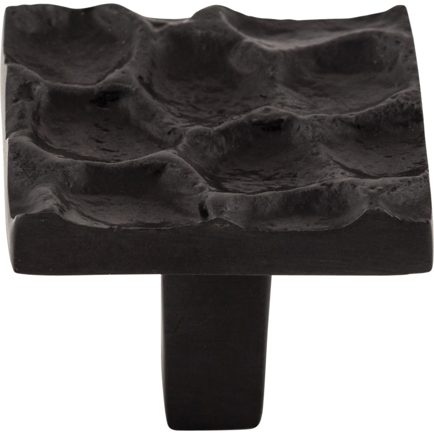 Top Knobs Cobblestone 1-3/8 Inch Square Cabinet Knob Coal Black 3 Top Knobs Cobblestone 1-3/8 Inch Square Cabinet Knob Coal Black