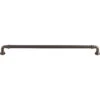 Top Knobs Reeded 12 Inch Center To Center Handle Cabinet Pull From The Chareau Collection Ash Gray -Cabinet Hardware Store top knobs tk326ag 4286005