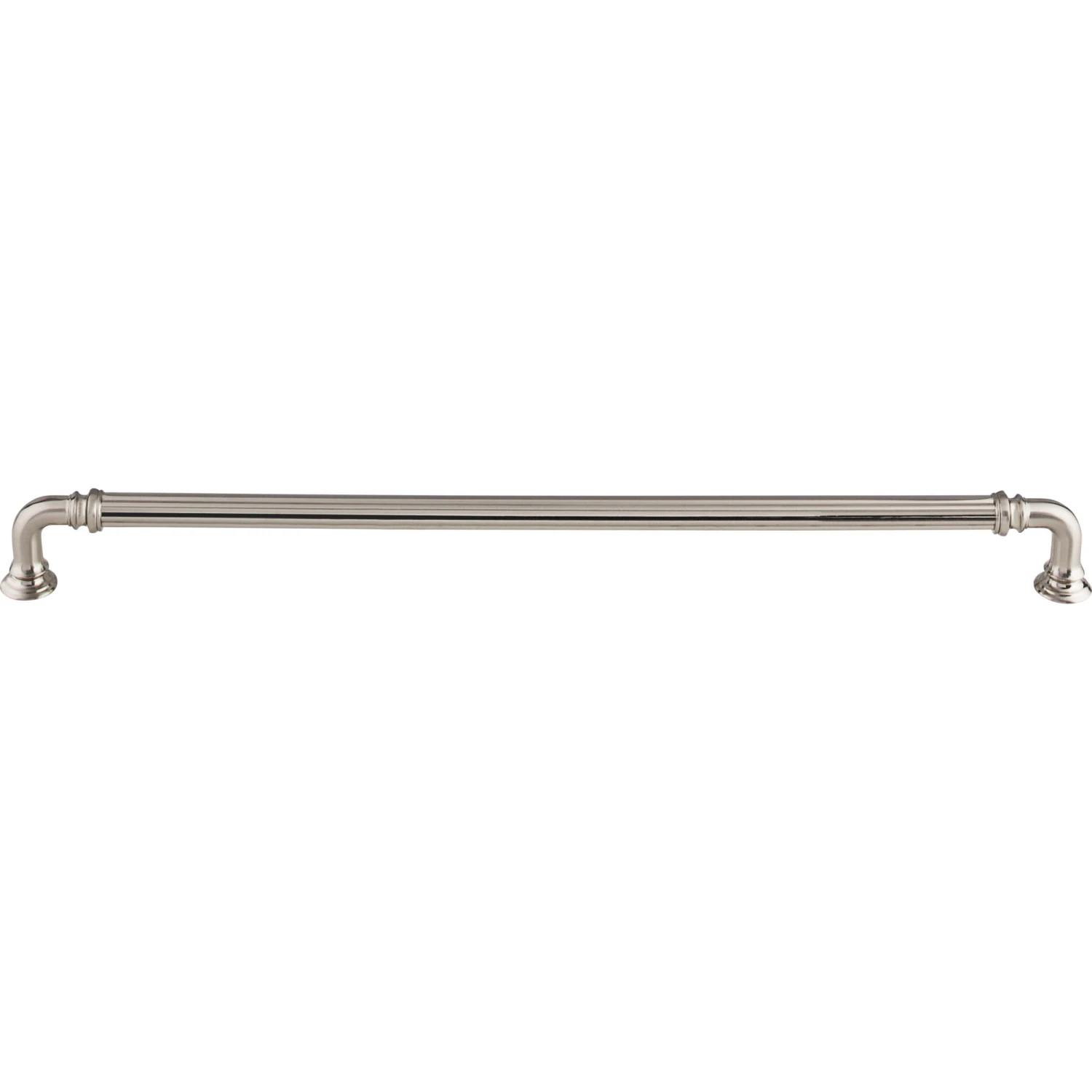 Top Knobs Reeded 12 Inch Center To Center Handle Cabinet Pull From The Chareau Collection Ash Gray 11 Top Knobs Reeded 12 Inch Center To Center Handle Cabinet Pull From The Chareau Collection Ash Gray - Image 9