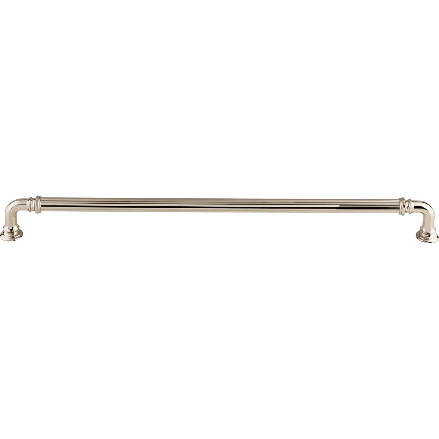 Top Knobs Reeded 12 Inch Center To Center Handle Cabinet Pull From The Chareau Collection Ash Gray 14 Top Knobs Reeded 12 Inch Center To Center Handle Cabinet Pull From The Chareau Collection Ash Gray - Image 12