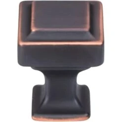 Top Knobs Ascendra 1 Inch Square Cabinet Knob From The Transcend Collection Brushed Satin Nickel -Cabinet Hardware Store top knobs tk700um 10pack 8857233