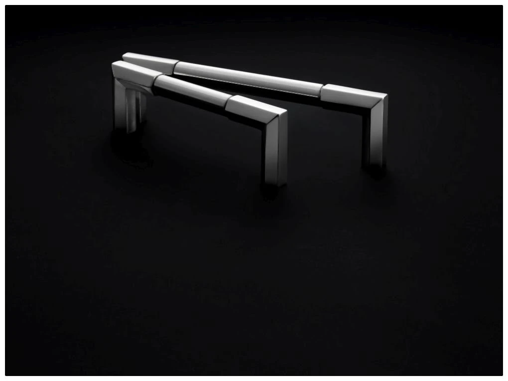 Vesta Fine Hardware Identity Solid Brass 7-9/16 " Center To Center Urban Modern Split Design Cabinet Handle / Drawer Pull Brushed Satin Nickel 13 Vesta Fine Hardware Identity Solid Brass 7-9/16 " Center To Center Urban Modern Split Design Cabinet Handle / Drawer Pull Brushed Satin Nickel - Image 11