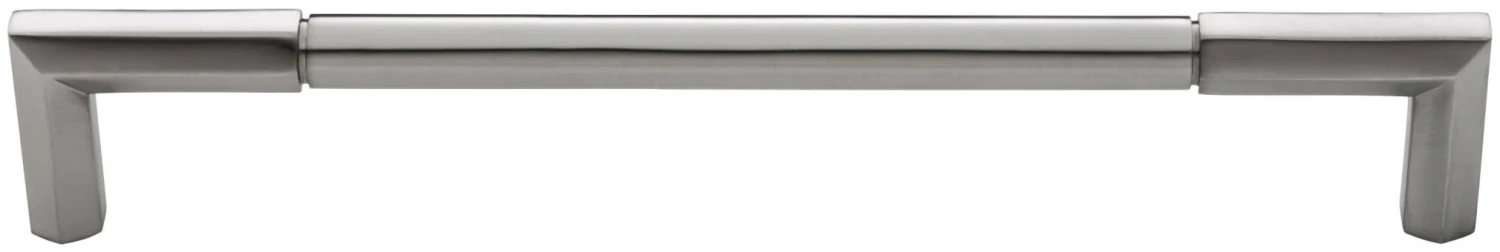 Vesta Fine Hardware Identity Solid Brass 7-9/16 " Center To Center Urban Modern Split Design Cabinet Handle / Drawer Pull Brushed Satin Nickel 3 Vesta Fine Hardware Identity Solid Brass 7-9/16 " Center To Center Urban Modern Split Design Cabinet Handle / Drawer Pull Brushed Satin Nickel